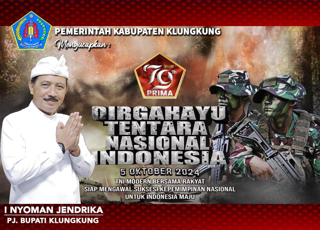 DIRGAHAYU 79 TAHUN TENTARA NASIONAL INDONESIA