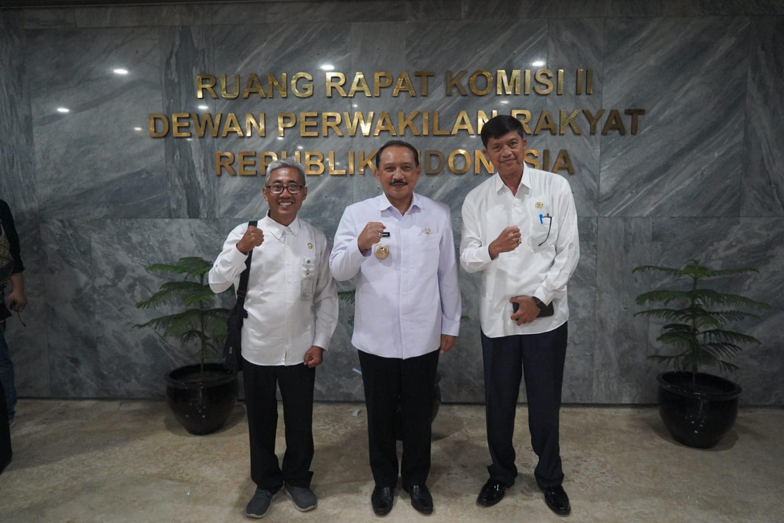 Rapat Kerja dan Rapat Dengar Pendapat dengan Komisi II DPR RI di Ruang Rapat Komisi II (KK.III) Gedu