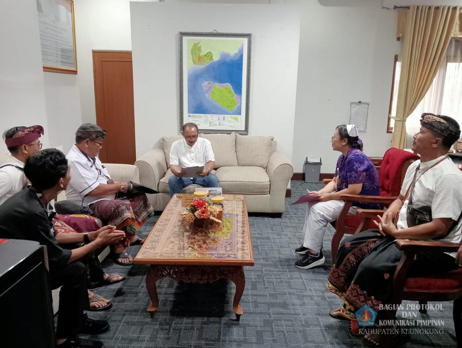 Pj Bupati Klungkung Terima  Audiensi Panitia Koperasi Komponen (Kopmen “Rejeki”) RSUD Klungkung 